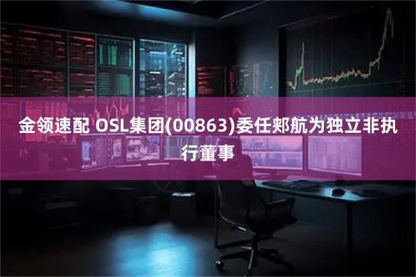金领速配 OSL集团(00863)委任郏航为独立非执行董事